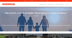 Desktop Screenshot of hondawellness.com